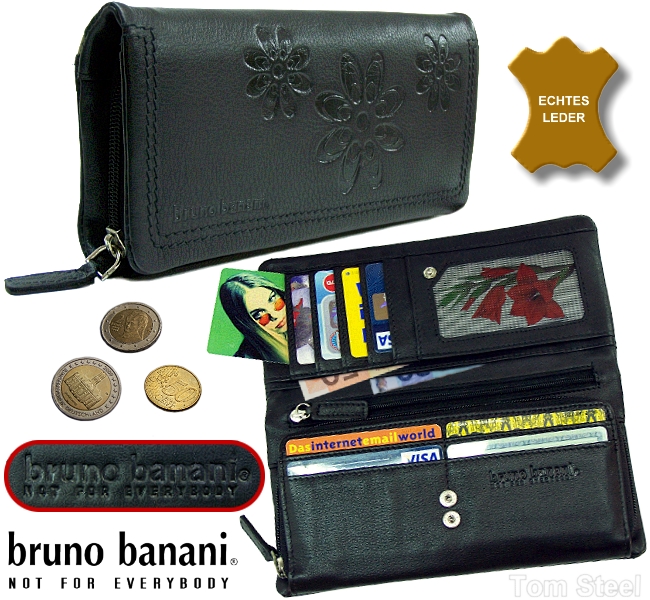 bruno banani, Geldboerse, Brieftasche, Portemonnaies, Geldbeutel, Geldtasche, wallet, purse