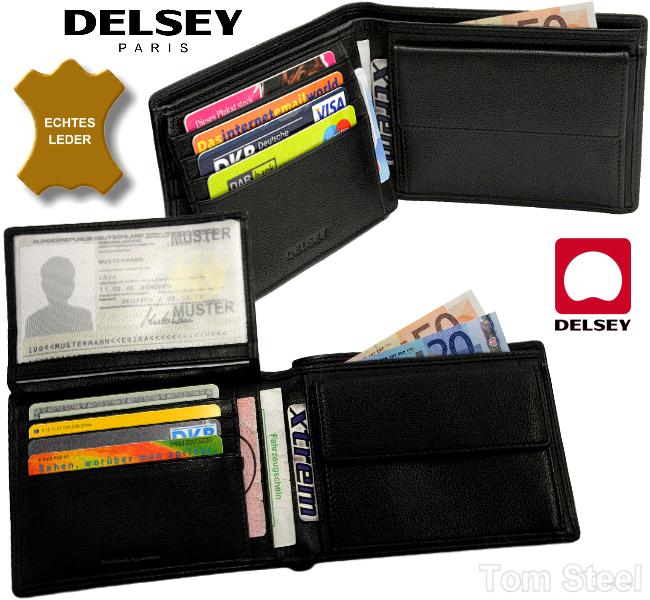 DELSEY, Portmonee, Geldboerse, Geldbeutel, Geldtasche, Portemonnaie, Portefeuille, wallet, purse