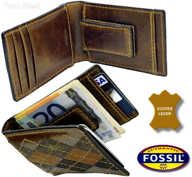 fossil money clip