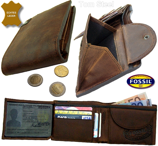 FOSSIL, Geldboerse, Portmonee, Brieftasche, Portemonnaie, Geldbeutel 