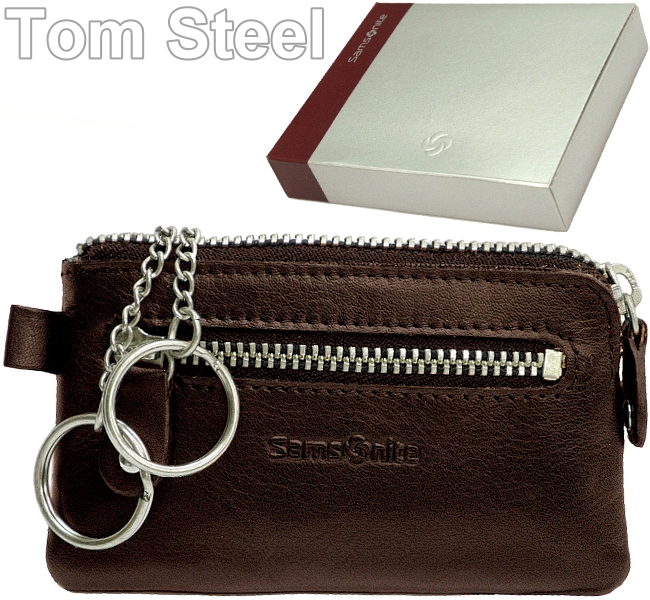 Portachiavi In Pelle SAFEKEEPERS - 2 Scomparti, Cerniere, Unisex, 11.5x7.5cm - Foto 9